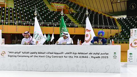 نائب أمير الرياض يشهد توقيع استضافة العاصمة لدورة الألعاب الآسيوية للصالات المغلقة والفنون القتالية 2025