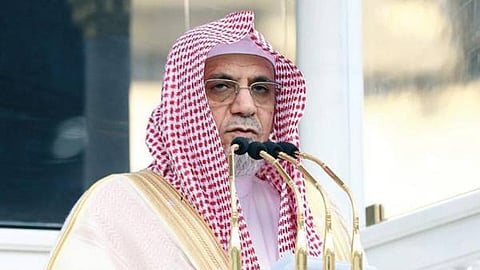 إمام وخطيب المسجد الحرام فضيلة الشيخ الدكتور صالح بن عبدالله بن حميد