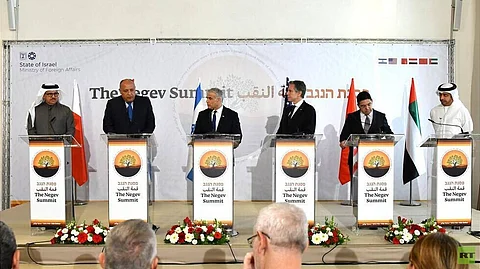 القمة الأمريكية- الإقليمية تشدد على إحياء مفاوضات السلام بين الفلسطينيين والإسرائيليين