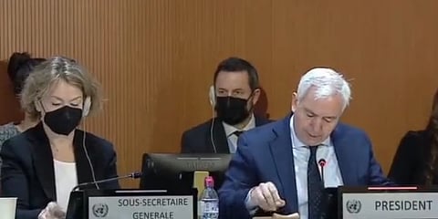 شاهد.. ممثلو 50 دولة يغادرون جلسة حقوق الإنسان عند بدء كلمة وزير خارجية روسيا