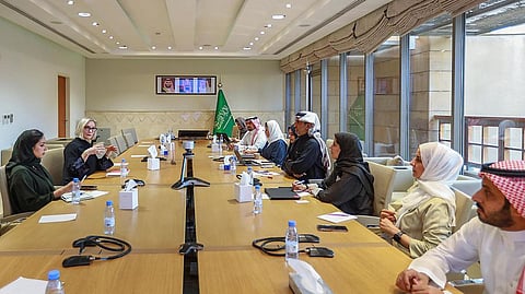 رئيس هيئة التراث يلتقي بنائبة رئيس معهد الشرق الأوسط بواشنطن