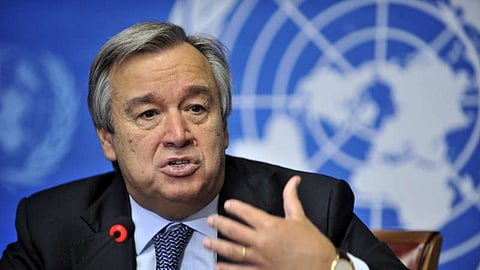 الأمين العام للأمم المتحدة أنطونيو جوتيريس