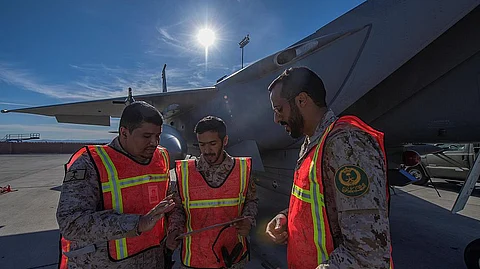 استمرار مناورات تمرين العلم الأحمر بمشاركة القوات الجوية السعودية في الولايات المتحدة