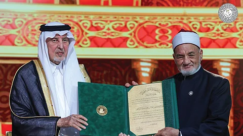 حسن محمود الشافعي الفائز بجائزة الملك فيصل