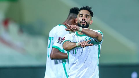 صالح الشهري أفضل لاعب في مباراة السعودية والصين