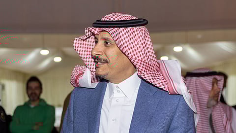 محافظ المجمعة الأمير عبدالرحمن بن عبدالله بن فيصل في رالي سدير 