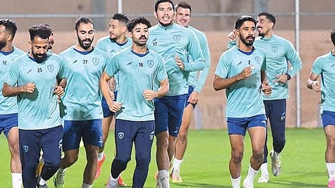 الفتح يواصل برنامجه لفترة التوقف بتدريبات متنوعة