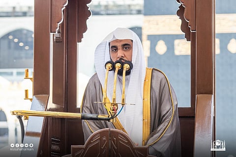 إمام وخطيب المسجد الحرام عبدالله الجهني