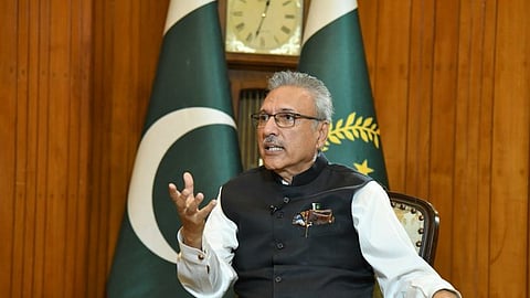 الرئيس الباكستاني عارف علوي