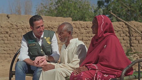 فايز المالكي يحاور الكفيف أبو مدني عن تجربته أثناء الفيضانات والسيول التي ضربت السودان