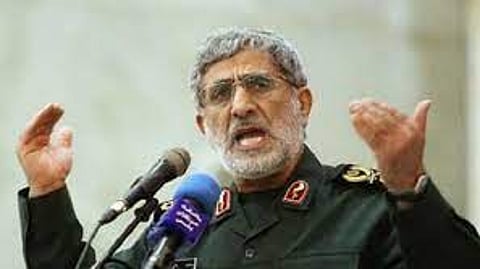 قائد فيلق القدس التابع للحرس الثوري الإيراني إسماعيل قاآن
