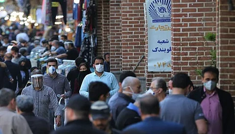 متظاهرون إيرانيون في محافظة خوزستان