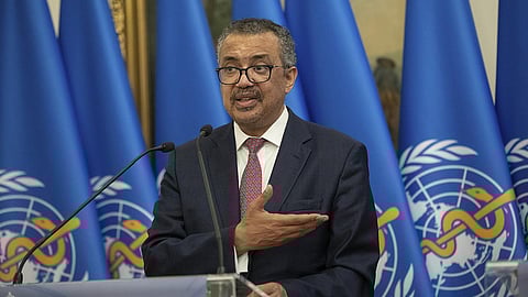 المدير العام لمنظمة الصحة العالمية تيدروس أدهانوم غبريسوس