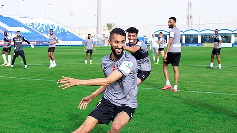 لاعب فريق الهلال ياسر الشهراني
