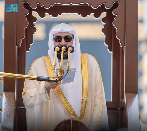 إمام وخطيب المسجد الحرام بندر بن عبدالعزيز بليلة