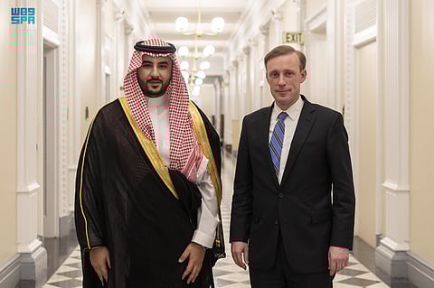 الأمير خالد بن سلمان يلتقي مستشار الأمن القومي الأمريكي جيك سوليفان