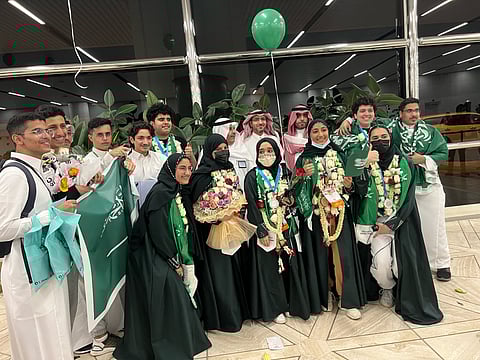 أبطال المنتخب السعودي في العلوم والهندسة في آيسف 2022