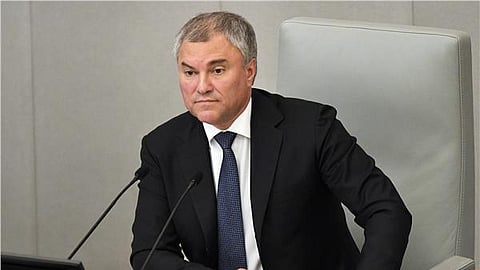 رئيس مجلس النواب الروسي فياتشيسلاف فولودين