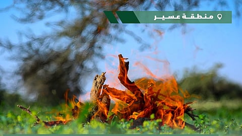 "الأمن البيئي" يضبط 5 مخالفين لإشعالهم النار في متنزه السودة بعسير