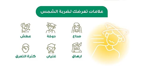"الصحة" تحذّر من "ضربة الشمس".. هذه علامات التعرُّض لها