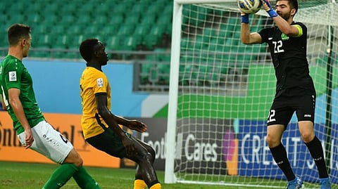 جانب مباراة منتخب أستراليا تحت 23 عاماً ونظيره التركمانستاني