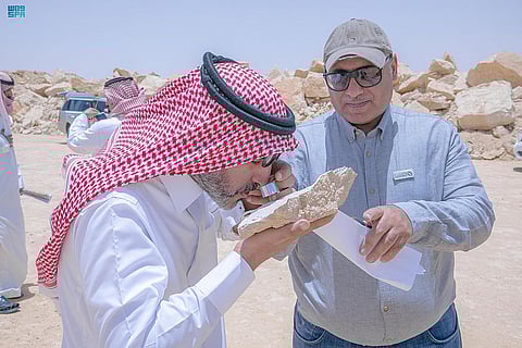 خلال زيارة مجمع الحجر الجيري