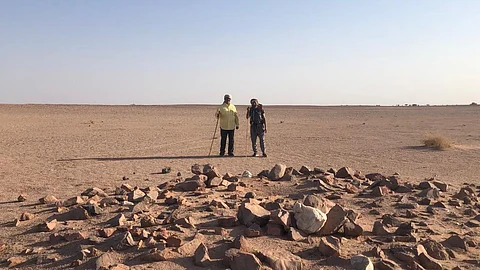 عبدالعزيز العبيداء وعلي الخزيم خلال الرحلة