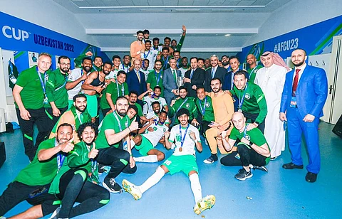 المنتخب السعودي الأولمبي أبطال كأس آسيا