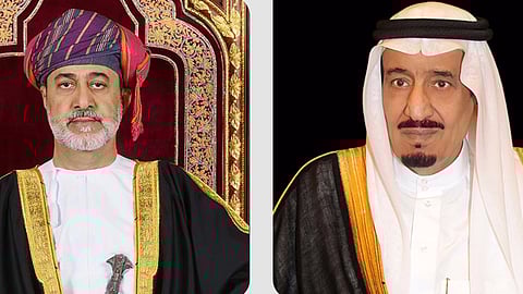 خادم الحرمين الشريفين وسلطان عُمان