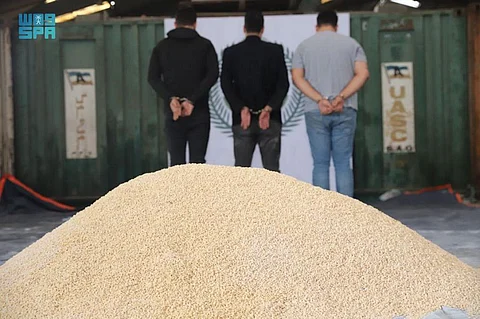 إحباط محاولة تهريب أكثر من 3 ملايين قرص إمفيتامين