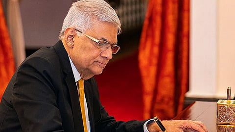 رئيس وزراء سريلانكا رانيل ويكريميسينغه