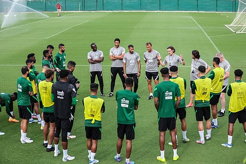 المنتخب السعودي يواصل إعداده للقاء كولومبيا