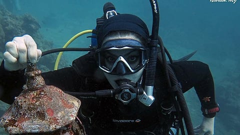 مدربة الغوص ومنظمة الرحلات البحرية نسرين جان