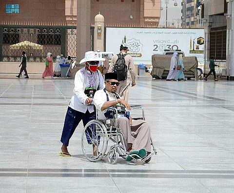وكالة شؤون المسجد النبوي توفّر أرقى الخدمات لذوي الإعاقة