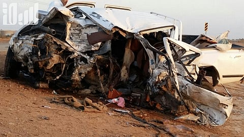 حادث على طريق المستوي بشقراء