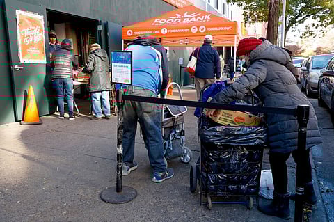 عودة الطوابير أمام بنوك الطعام في الولايات المتحدة