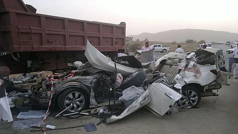 حادث التصادم بطريق العارضة الخوبة