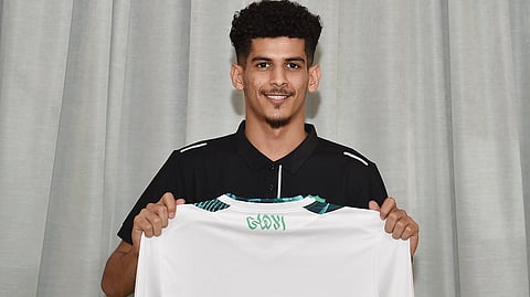 عبدالباسط هندي لاعب نادي الأهلي