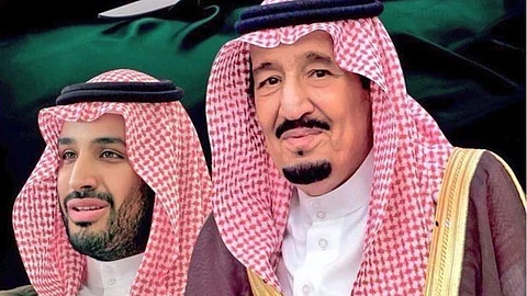 خادم الحرمين الشريفين الملك سلمان بن عبدالعزيز وولي العهد الأمير محمد بن سلمان -حفظهما الله-