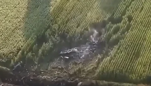 الطائرة الأوكرانية المحطمة باليونان