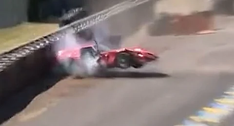 أغلى طرازات فيراري تتعرض لحادث وأضرار بالغة