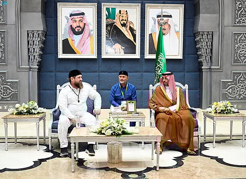 سعود بن جلوي والرئيس رمضان قديروف