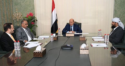 رئيس المجلس الرئاسي اليمني رشاد العليمي