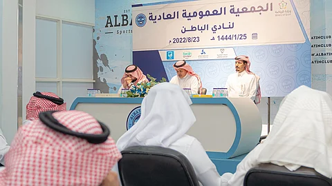 رئيس نادي الباطن ناصر الهويدي يرأس الجمعية العمومية