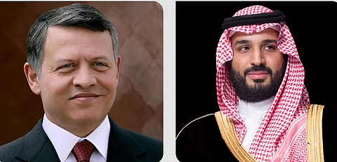 الأمير محمد بن سلمان والملك عبدالله الثاني