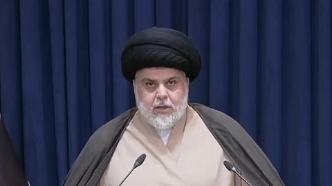 زعيم التيار الصدري في العراق مقتدى الصدر