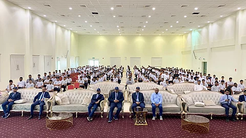 جانب من حضور برنامج يوم المتدرب التقني بصامطة