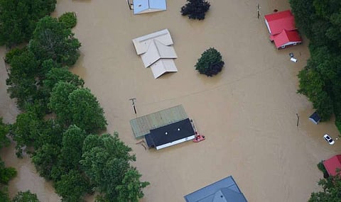 فيضانات ولاية كنتاكي الأميركية