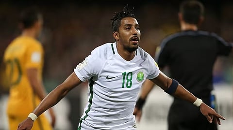 نجم المنتخب السعودي سالم الدوسري