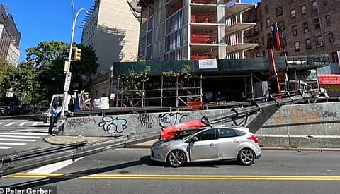 فيديو رافعة الموت.. ثانية واحدة أنقذت رجلًا أمريكيًا من موت محقق